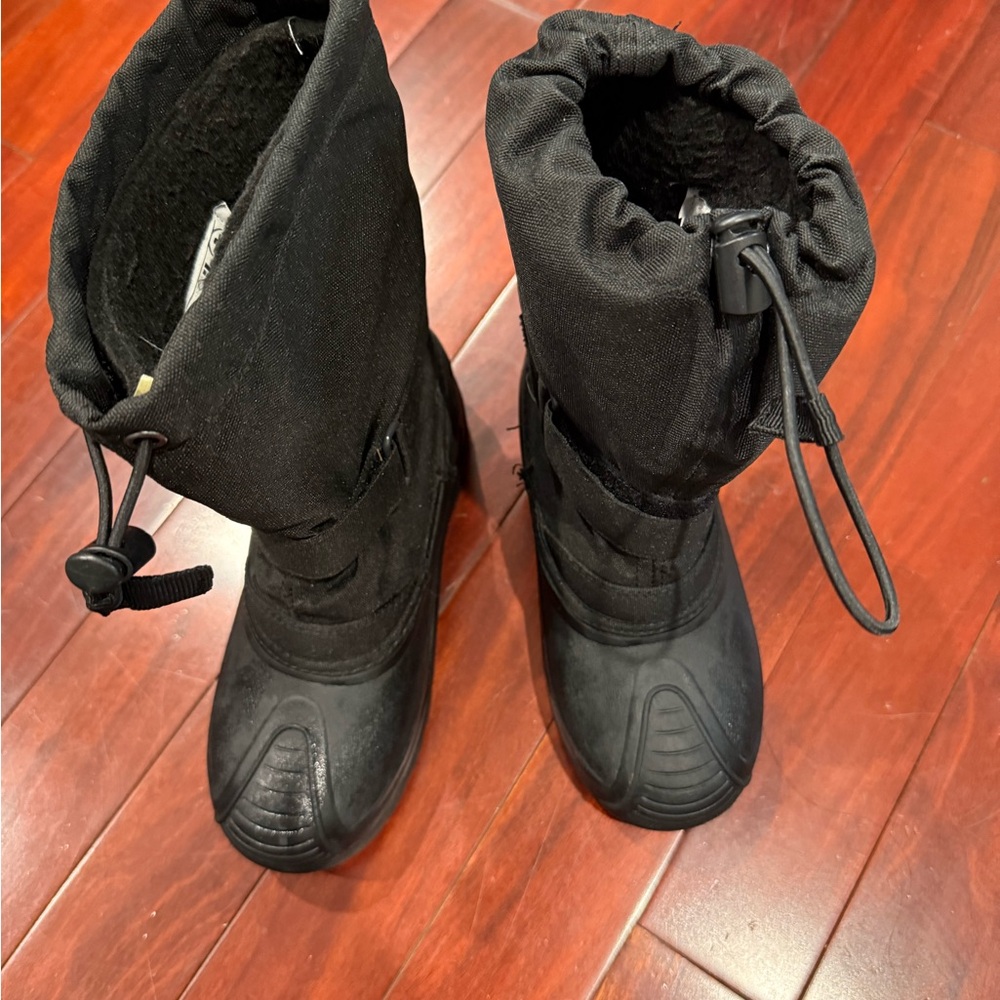 Kamik Black Kids Snow Boots